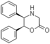 (5R,6S)-5,6-二苯基吗啉-2-酮结构式_282735-66-4结构式