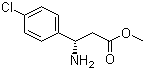 (S)-3-氨基-3-(4-氯苯基)丙酸甲酯结构式_283159-95-5结构式