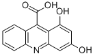 1,3-二羟基-9-吖啶羧酸结构式_28332-99-2结构式