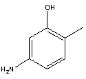 4-氨基-2-羟基甲苯结构式_2835-95-2结构式