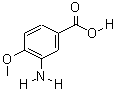 3-氨基-4-甲氧基苯甲酸结构式_2840-26-8结构式