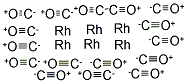 十六羰基六铑结构式_28407-51-4结构式