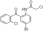 N-[4-溴-2-(2-氯苯甲酰基)苯基]-2-氯乙酰胺结构式_285158-15-8结构式