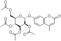 4-甲基伞形酮2,3,4,6-O-四乙酰基-alpha-D-吡喃甘露糖苷结构式_28541-71-1结构式