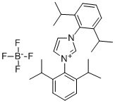1,3-双(2,6-二异丙基苯基)咪唑四氟硼酸盐结构式_286014-25-3结构式