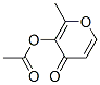 乙酸麦芽酚酯结构式_28787-36-2结构式