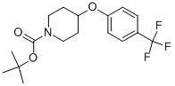 4-[4-(三氟甲基)苯氧基]-1-哌啶羧酸 1,1-二甲基乙酯结构式_287952-08-3结构式