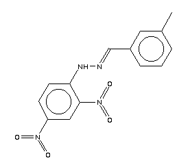 间甲苯甲醛-DNPH结构式_2880-05-9结构式