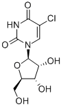 5-氯尿嘧啶核苷结构式_2880-89-9结构式