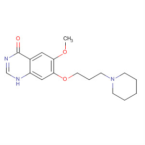 6-甲氧基-7-(3-(哌啶-1-基)丙氧基)喹唑啉-4(3H)-酮结构式_288383-74-4结构式