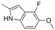 4-氟-5-甲氧基-2-甲基-1H-吲哚结构式_288385-93-3结构式