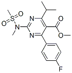 4-(4-氟苯基)-6-异丙基-2-[(N-甲基-N-甲磺酰)氨基]嘧啶-5-羧酸甲酯结构式_289042-11-1结构式