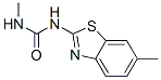 (8CI)-1-甲基-3-(6-甲基-2-苯并噻唑)-脲结构式_28956-41-4结构式