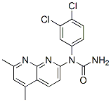(9CI)-N-(3,4-二氯苯基)-N-(5,7-二甲基-1,8-萘啶-2-基)-脲结构式_289630-79-1结构式