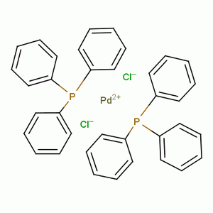 反-二(三苯基膦)二氯化钯(II)结构式_28966-81-6结构式