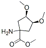 (3r,4s)-(9ci)-1-氨基-3,4-二甲氧基-环戊烷羧酸甲酯结构式_289886-42-6结构式