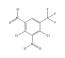 2,4-二氯-3,5-二硝基三氟甲苯结构式_29091-09-6结构式