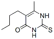 5-丁基-2-疏基-6-甲基嘧啶-4-醇结构式_29113-41-5结构式