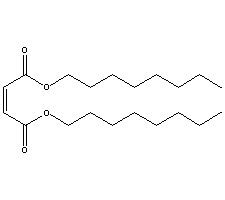 马来酸二辛酯结构式_2915-53-9结构式