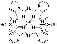 铜酞菁二磺酸结构式_29188-28-1结构式