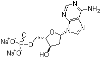 脱氧腺苷磷酸二钠结构式_2922-74-9结构式