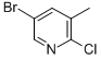 2-氯-3-甲基-5-溴吡啶结构式_29241-60-9结构式