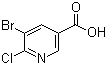 5-溴-6-氯烟酸结构式_29241-62-1结构式