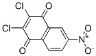2,3-二氯-6-硝基-1,4-萘醌结构式_29284-76-2结构式