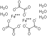 草酸铁(五水)结构式_2944-66-3结构式