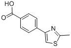 4-(2-甲基-1,3-噻唑-4-基)苯甲酸结构式_294620-60-3结构式