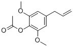 4-烯丙基-2,6-二甲氧基乙酸苯酯结构式_29540-11-2结构式