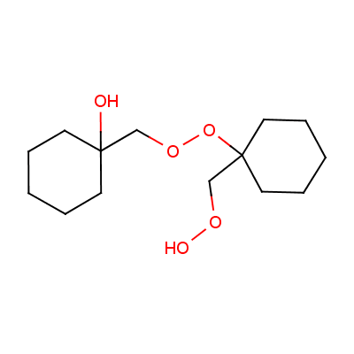 1-[(1-氢过氧基甲基环己基)二氧基]甲基环己烷-1-醇结构式_29730-06-1结构式