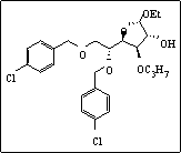 氯苄葡甙结构式_29899-95-4结构式