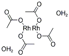 乙酸铑(II)二聚物二水结构式_29998-99-0结构式