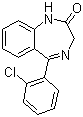1,3-二氢-5-(2-氯苯基)-2H-1,4-苯并二氮杂卓-2-酮结构式_3022-68-2结构式