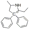 2-乙基-5-甲基-3,3-二苯基吡咯烷结构式_30223-74-6结构式