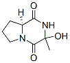 (8aS)-(9CI)-六氢-3-羟基-3-甲基吡咯并[1,2-a]吡嗪-1,4-二酮结构式_302790-90-5结构式