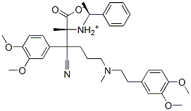(R)-维拉帕米酸 (S)-alpha-甲基苄基胺盐结构式_302825-76-9结构式