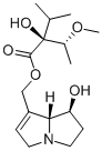 (1-羟基-2,3,5,7a-四氢-1H-吡咯烷-7-基)甲基 2-羟基-3-甲氧基-2-(丙烷-2-基)丁酸酯结构式_303-33-3结构式