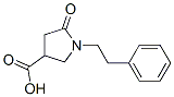 5-Oxo-1-(2-phenylethyl)pyrrolidine-3-carboxylic acid Structure,30380-70-2Structure