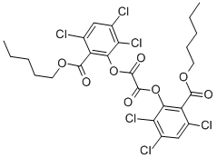 草酸双[2,4,5-三氯-6-（戊氧基羰基）苯基]酯结构式_30431-54-0结构式