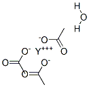 乙酸钇(III)水合物结构式_304675-69-2结构式