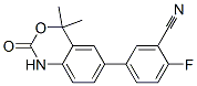 5-(4,4-二甲基-2-氧代-2,4-二氢-1H-苯并[d][1,3]噁英-6-基)-2-氟苯甲腈结构式_304854-07-7结构式