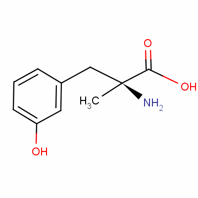 α-甲基-d,l-m-酪氨酸结构式_305-96-4结构式