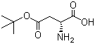 L-天门冬氨酸-4-叔丁基酯结构式_3057-74-7结构式