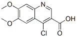 3-Quinolinecarboxylic acid, 4-chloro-6,7-dimethoxy- Structure,305801-19-8Structure