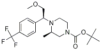 (S)-叔丁基 4-((r)-2-甲氧基-1-(4-(三氟甲基)苯基)乙基)-3-甲基哌嗪-1-羧酸结构式_306298-24-8结构式