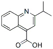 4-Quinolinecarboxylic acid, 2-(1-methylethyl)- Structure,306749-60-0Structure