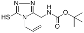 n-[(4-烯丙基-5-疏基-4H-1,2,4-噻唑-3-基)甲基]氨基甲酸叔丁酯结构式_306935-46-6结构式