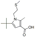 5-叔丁基-2-甲基-1-[2-(甲基硫代)乙基]-1H-吡咯-3-羧酸结构式_306936-21-0结构式